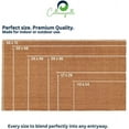 thumbnail image 3 of Calloway Mills 153552436HC Half Circle Natural Coir Doormat, 3 of 4