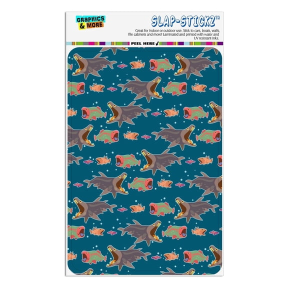 Fish Eat Fish Food Chain Pattern Home Business Office Sign