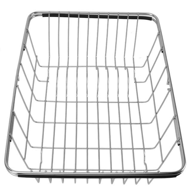 Kitchen Draining Rack, Detachable Nondeformable Sink Draining Basket Space Saving for Fruit Washing
