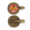 thumbnail image 1 of Emblème National du Bhoutan Épingle à Cheveux Broche Barrette, 1 of 3