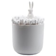 thumbnail image 3 of 2X Soporte de Bastoncillo de Algodon, Organizador Pequeno de Almacenamiento de Palillos de Dientes Q-Tips (Conejo), 3 of 5