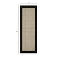 thumbnail image 3 of Mainstays Farmhouse Faux Sisal Olefin Black Border Indoor Hallway Runner Rug, 1'9"x5', 3 of 9