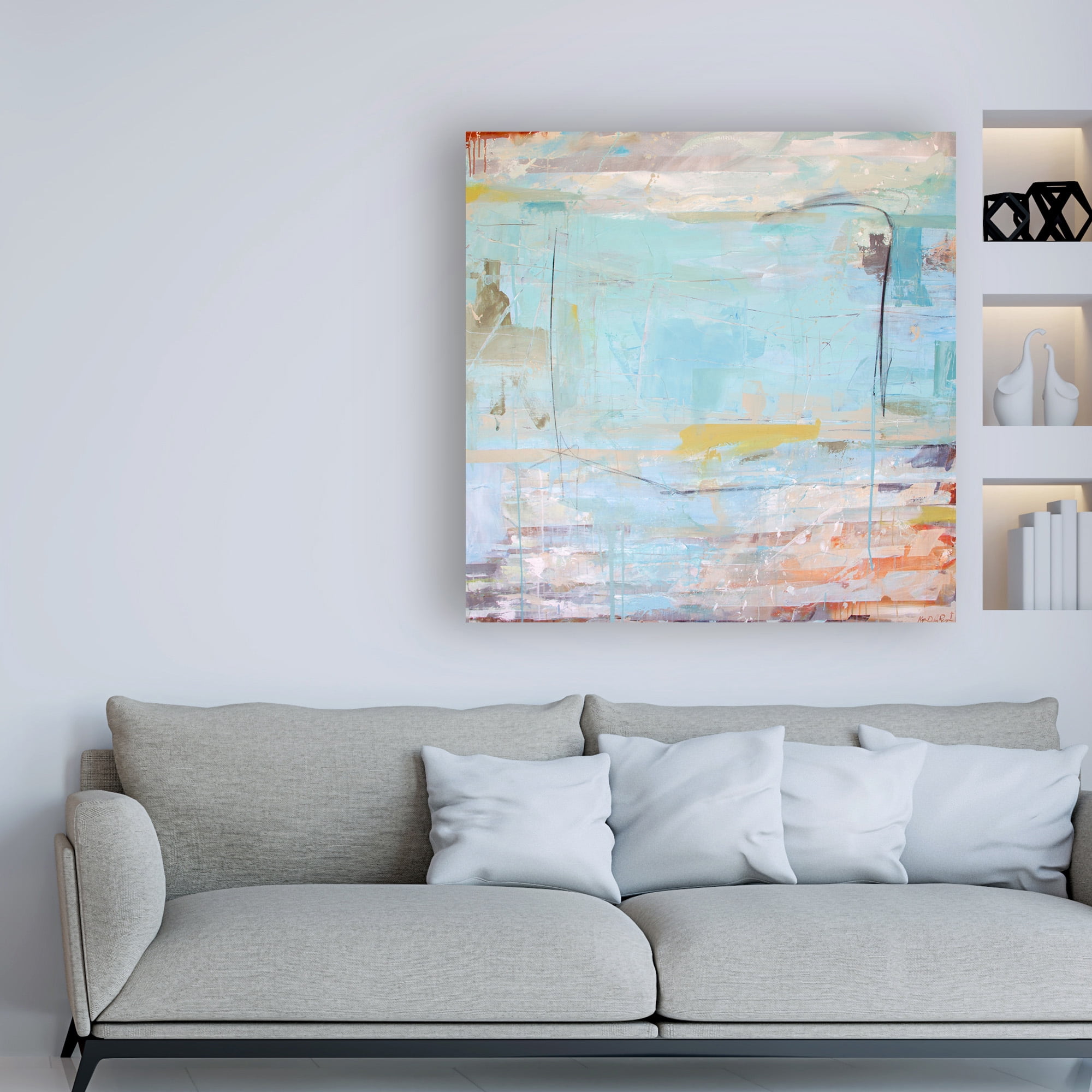 Trademark Fine Art 'Crown City' Canvas Art by Kym De Los Reyes