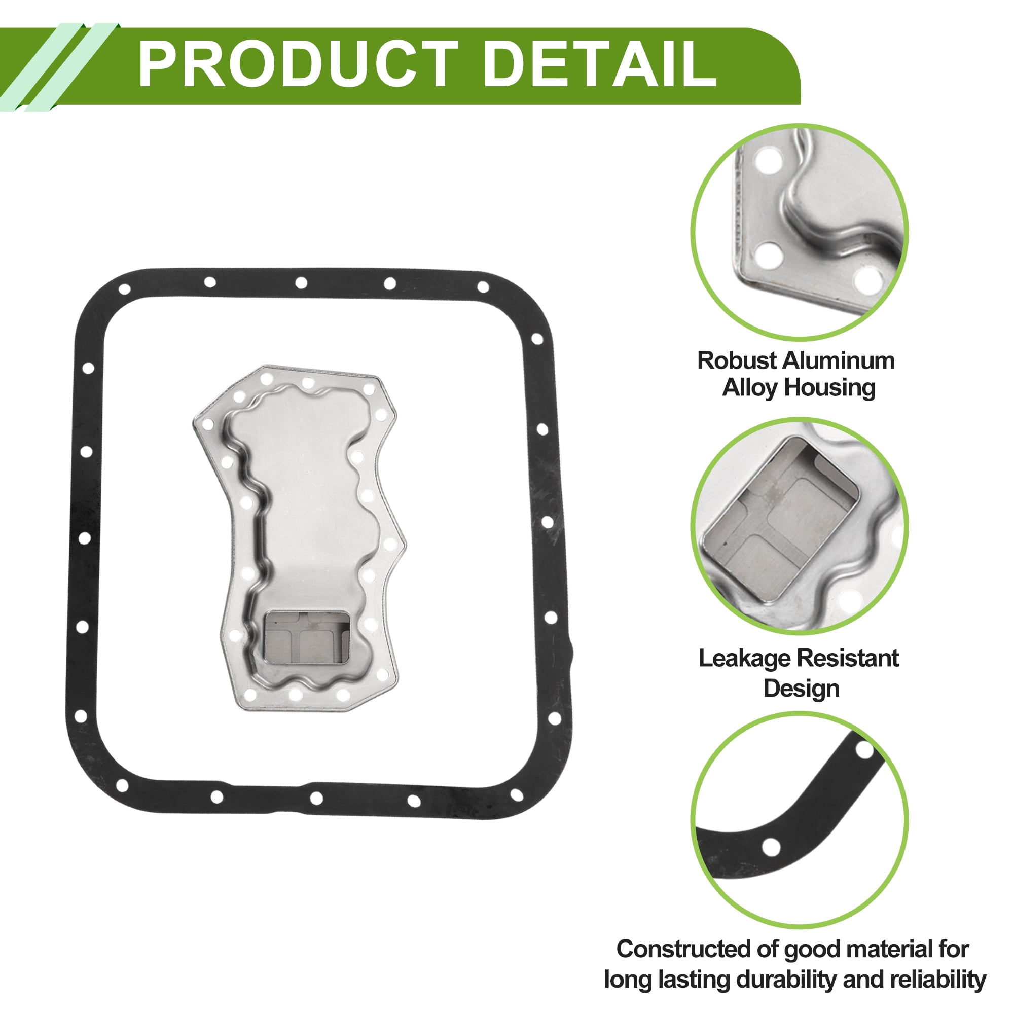 Unique Bargains No.31728AA050 Transmission Filter Gasket Kit for Subaru Impreza 1999-2005 Durable Silver Tone Engine Automatic Transmission Filter Kit 1SET