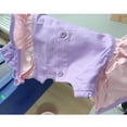 thumbnail image 3 of LOEL Little Girls Princess Fancy Dress Short Sleeve Purple Tulle Casual Dress Wedding Party Dresses 2-9Y, 3 of 9