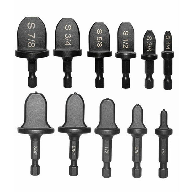 Expansor Tubo Vástago Hexagonal para Aire Acondicionado Herramientas Tubo Cobre 11 Uds.