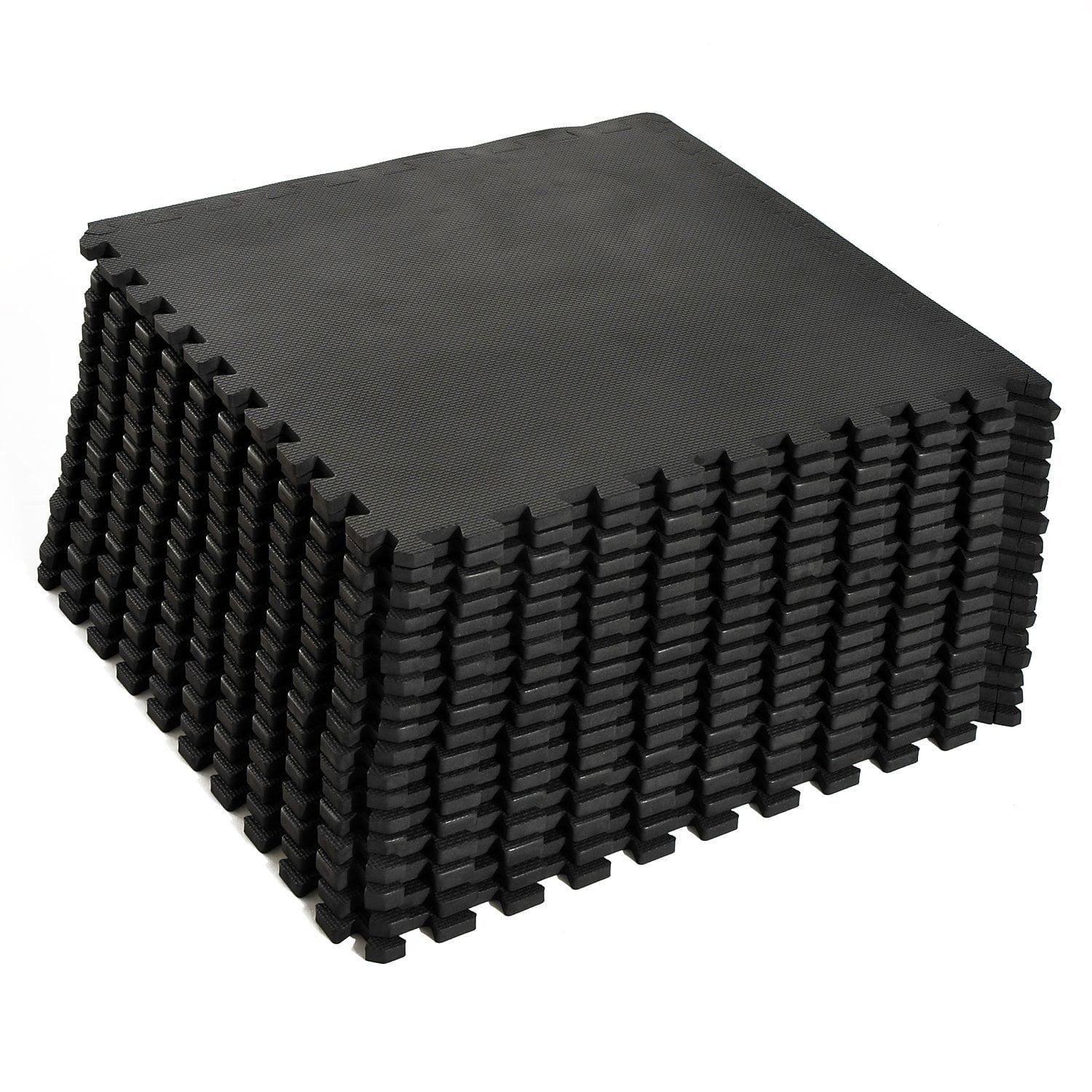 Soft Interlocking Floor Mats 72 Square Feet