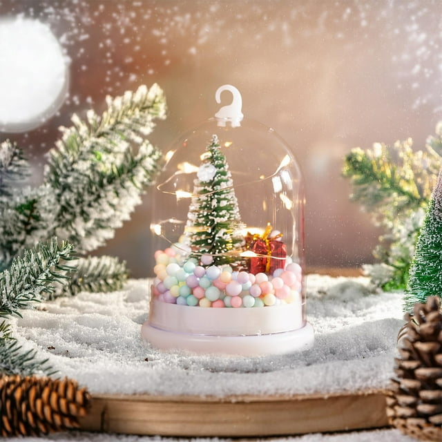 Adornos Navideños Infantiles: Luces de Noche Luminosas para Mesa o Árbol de Navidad | Material Abs | Multicolor | 11 X 7,2 X 7,2 Cm | 80 G | Ideal para Decoración Del Hogar y Regalos