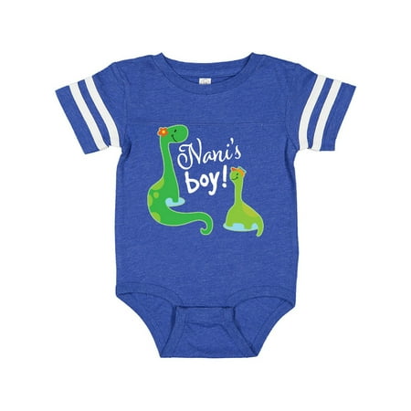 

Inktastic Nani Boy Grandson Gift Dinosaur Gift Baby Boy Bodysuit