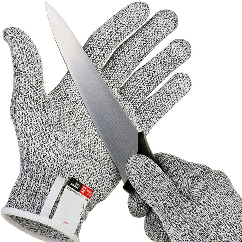 STAINLESS STEEL Elastic Safety Cut Proof Resistant Butcher Work Gloves MEDIUM 