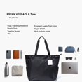 thumbnail image 4 of Bolsa de hombro impermeable negra ESVAN para yoga, 4 of 7
