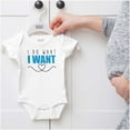 thumbnail image 5 of Do What I Want Cute Attitude Bodysuit Jumper Girls Infant Baby Brisco Brands NB, 5 of 6