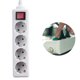 thumbnail image 2 of Regleta de enchufes - Interruptor de cable con enchufe extraplano / Toma múltiple con protección para niños / Regleta de conectores con enchufe plano Adepaton 2035613-3, 2 of 9