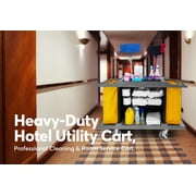 Hotel Cart Housekeeping Room Service Cart H 39 x L 60 X W 21 AF08159