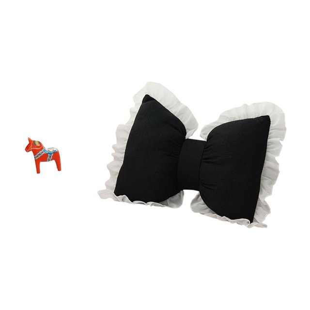 Adorno de caballo Dalecarlian para estantería, entrada o mueble, con cojín de lazo. Moderno y cómodo, ideal como mesita de noche o estudio.