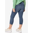 thumbnail image 3 of Ellos Women's Slim 5-Pocket Denim Capri, 3 of 4