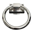 thumbnail image 1 of Shiny Silver Drop Pull Ring Wooden Door Knocker Chair Pulls Handle, 1 of 7