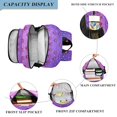 thumbnail image 3 of FORMRS Unisex School Backpack 17" Student Travel Bag with Laptop Compartment, Pixel Love, 3 of 7