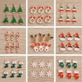 thumbnail image 2 of 10pcs/lot Mix Enamel Christmas Charms for Jewelry Making Santa Claus Gloves Tree Charms Xmas Gifts DIY Handmade Jewelry Making, 2 of 4