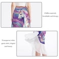 thumbnail image 2 of Unicorn Chiffon Women's Beach Dress with Polyester Straps - Ideal Beach Skirts for a Stylish Day under the Sun!, 2 of 6