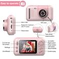 thumbnail image 4 of Cámara de vídeo HD 40mp 1080p Selfie de 2.4 pulgadas Hugtrwg Para niños, 4 of 9