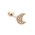 thumbnail image 2 of Moon Barre de Cartilage en Zircon Cubique 16g Acier Chirurgical - Vendue par Chacun, 2 of 2