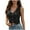 #149-Black, variant on AUNVITO Women’s Denim Jacket Sleeveless V-Neck Button Front Solid Color No Hood Lightweight Summer Casual Pre-Shrunk