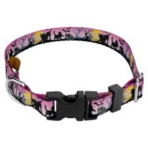 Gunmetal Deluxe Graveyard Dog Collar - Made in The U.S.A.