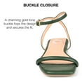 thumbnail image 2 of Journee Collection Womens Veena Ankle Strap Low Block Heel Sandals, 2 of 6