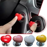 1*Car Push to Start Button Rocker Heart-Shaped One Button Start Lever ...