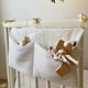thumbnail image 4 of Bolsa de almacenamiento portátil para cuna de bebé, organizador de pañales multifuncional para cabecera de cama de recién nacido, artículos de bebé, ropa de cama, 4 of 4