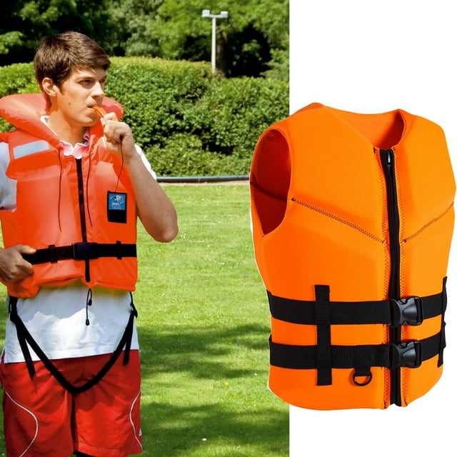 Langgg Surfing Elastic And Outdoor Vests Skin-Friendly Cotton Fun Adjustable Secure Fastening For Seaside Crash Vests Red M