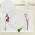thumbnail image 3 of Ambesonne Flower Place Mats Set of 4, Watercolor Tulip Bouquet, Standard Size, Pink Coral Green, 3 of 6