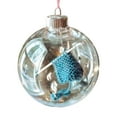 thumbnail image 2 of Dserfhy Holiday Sewing Snow Ball Ornament Plastic Clear Balls Xmas Hanging Ornament Seamstress Gift for Knitters Yarn Lovers, 2 of 8