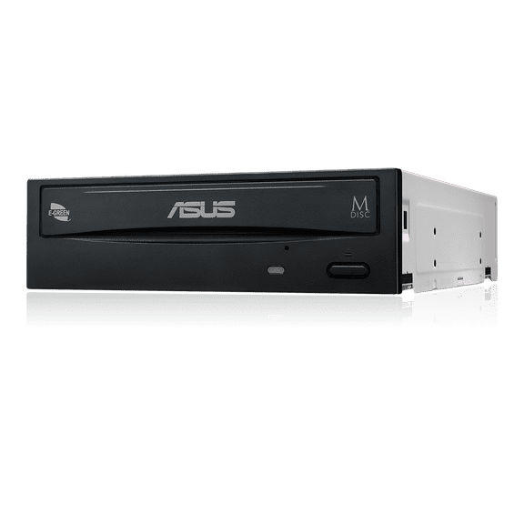 ASUS DVD-Writer 24X DVD R 8X DVD RW 8X DVD R DL 24X DVD-R 6X DVD-RW 16X DVD-ROM 48X CD-R 24X CD-RW 48X CD-ROM Black SATA Model DRW-24F1ST d/BLK/B/AS