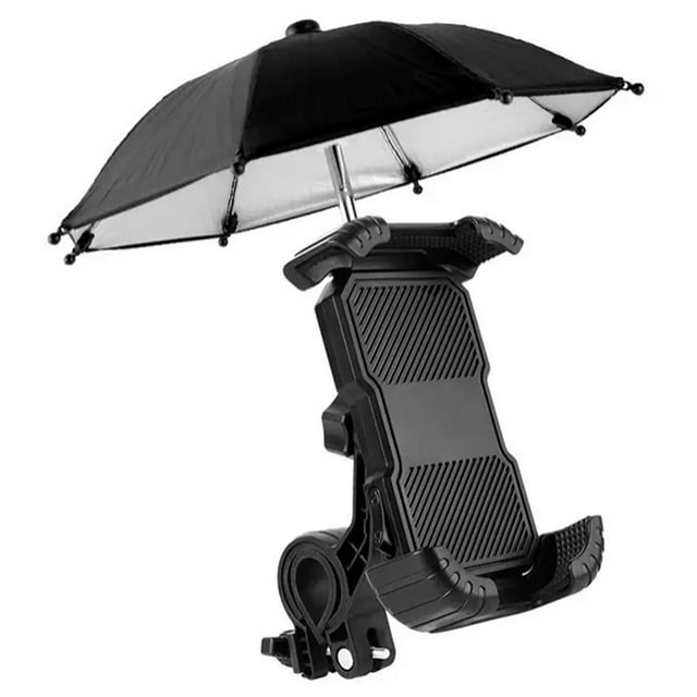 Soporte Celular Motocicleta Bicicleta para Manubrio con Sombrilla SH-3172