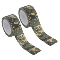 Camouflage Tape 2" x 5.5 Yards, Self Adhesive Camo Tape Wrap, Digital 2 Pack