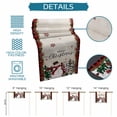 thumbnail image 7 of Table Runners 36 Inches Long Dress Scarves, Christmas Farmhouse Kitchen/Dining Table Runner, Short Coffee Tablerunners, Rustic Red Plaid Tree Xmas Snowman 13x36 Inch, 7 of 7