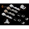thumbnail image 2 of INSPIRE CHIC Women's Solid ColorClear Invisible Adjustable Bra Shoulder Straps, 2 of 4