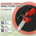 thumbnail image 6 of BAOKALER 12" Top Handle Gas Chainsaw,2-Stroke 25.4cc Portable Chain Saws for Wood Cutting, Gasoline Chain Saws for Trees, 6 of 7