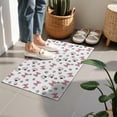 thumbnail image 4 of White Cow Bow Pattern Door Rugs,Washable Non Slip Door Mats Indoor,Decorative Door Mats,Entry Mat Indoor for Entrance,Bedroom,Kitchen,Bathroom,16"x24", 4 of 6