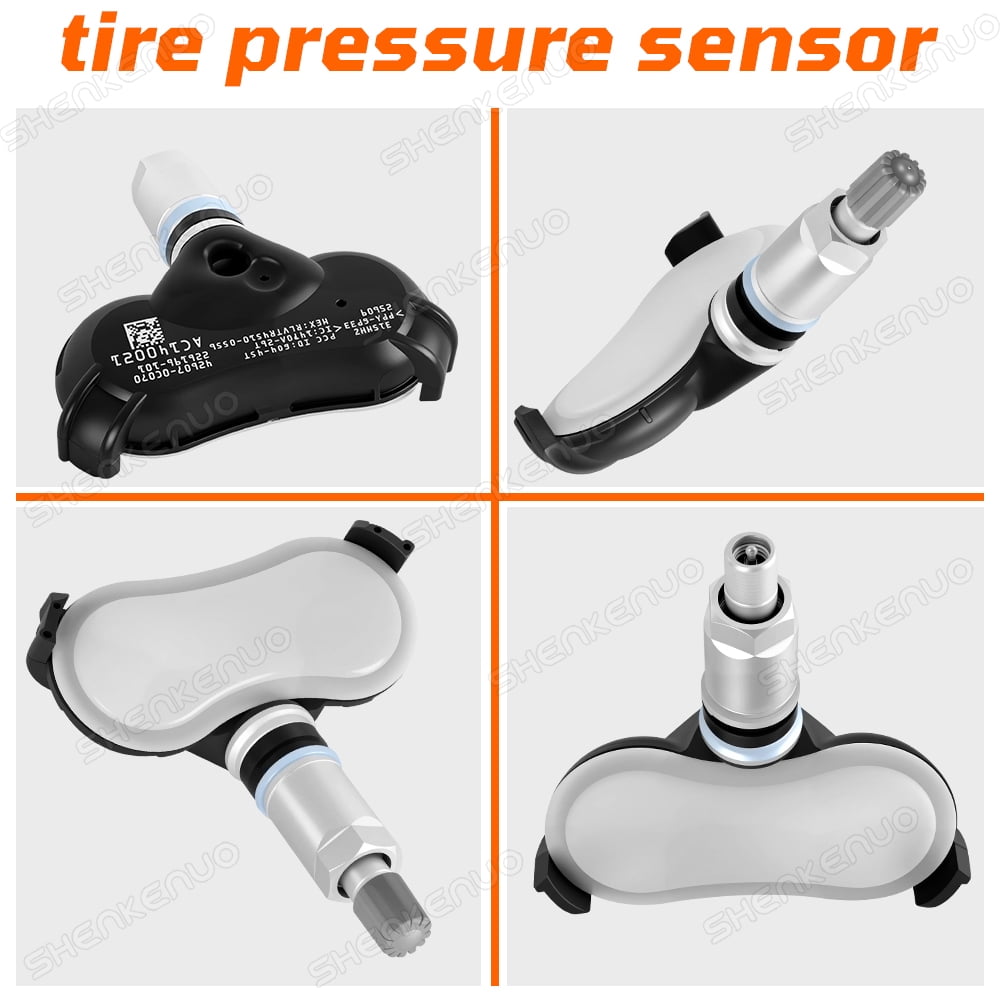 4PCS Pre-Programmed TPMS Sensor Tire Pressure Monitoring Sensor Toyota Sequoia 08-17 Sienna 06-20 Tundra 06-17 315Mhz