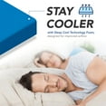 thumbnail image 6 of Dynasty Mattress 4" CoolBreeze Memory Foam Full for Convertible Sofa, 6 of 8