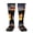 2 Black-2, variant on Women's Knee High Socks Firefighter Red Thin Flag Outdoor Casual Tube Socks
