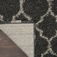 thumbnail image 6 of Nourison Amore Shag Trellis Charcoal 3'2" x 5' Area Rug, (3' x 5'), 6 of 9