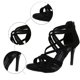 thumbnail image 5 of MKLEKYY Sandalias de Tacón Alto para Mujer, Estilo Europeo y Retro, de Comercio Exterior, de Talla Grande, Huecas, Ligeras, Con Suela Suave, Informales, 5 of 5