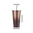 thumbnail image 3 of PONPRNGY Tumbler Double Wall Vacuum Insulated Travel Glitter Mug,Stainless Steel Tumblers with Lid and Straw, Powder Coated Coffee Cups for Woman, 3 of 6