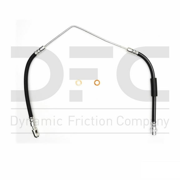Rear Dynamic Friction Company Brake Line Hose 350-11029 For 2003-2005 Land Rover Range Rover