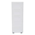 thumbnail image 5 of Chest of 5 Drawers Plastic Stackable Drawer Tower White Dresser Clothes Storage, 5 of 12