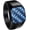 Black-Blue, variant on Men's Inlaid Square Checkered Signet Ring, Party Concert Everyday Style
